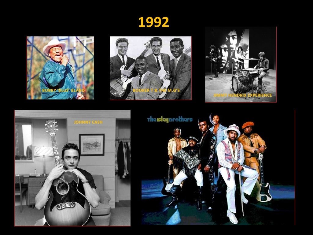 Clase 1992 - Rock and Roll Hall of Fame