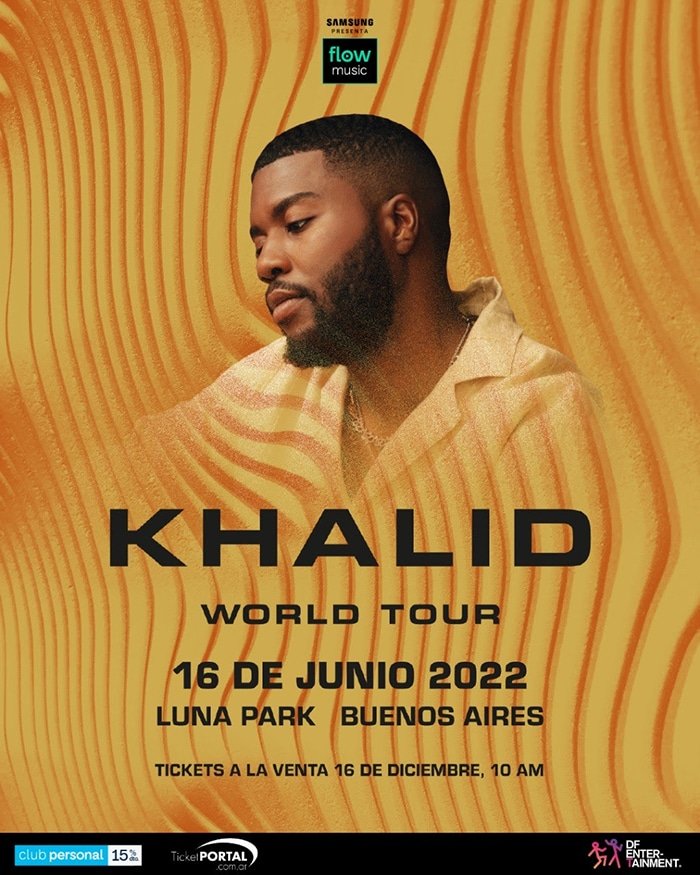 Khalid - World Tour 2022 - Argentina - banner