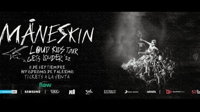 Måneskin Argentina 2022 banner Pontik Radio Conciertos Måneskin - Argentina 2022 - banner - Pontik® Radio - Conciertos